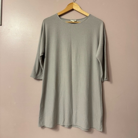 Aritzia Dresses & Skirts - Aritzia Wilfred Free 3/4 Sleeve Mini Dress Gray Women Size M